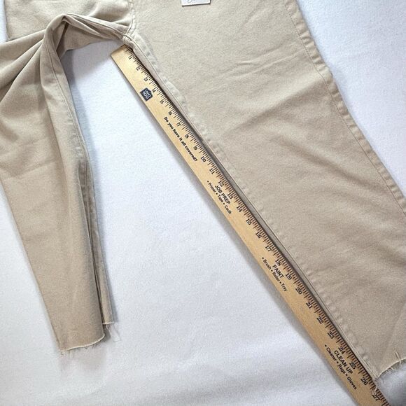 KENZIE Vintage Luxe Jeans THE SLIM Beige Raw Hem - Picture 6 of 11